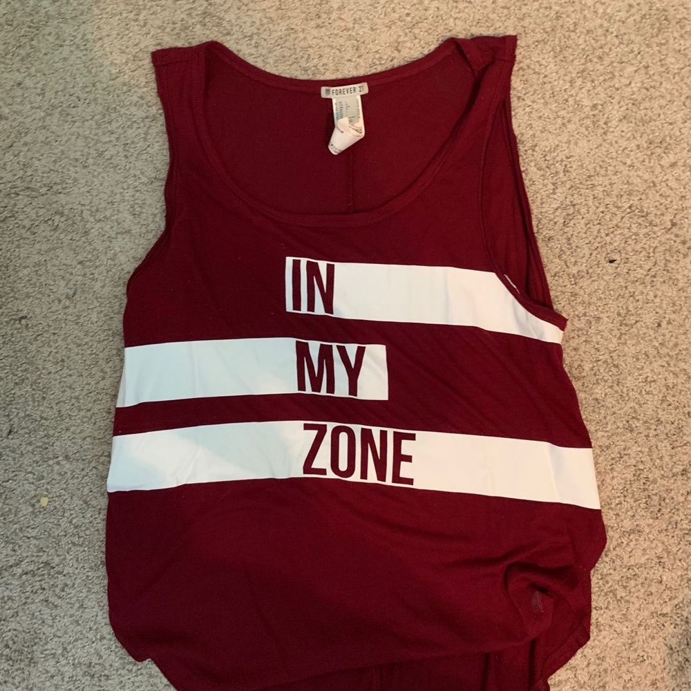 RED WORKOUT TANKTOP